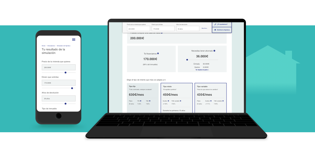 Web financiación hipotecaria